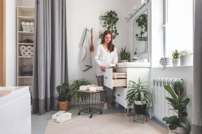 Compact Bathroom Storage